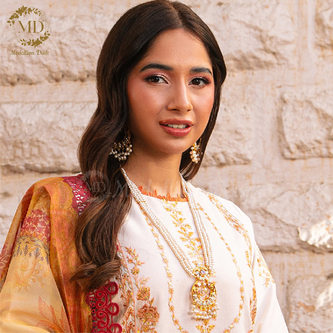 Pyramid Pearls Choker Set