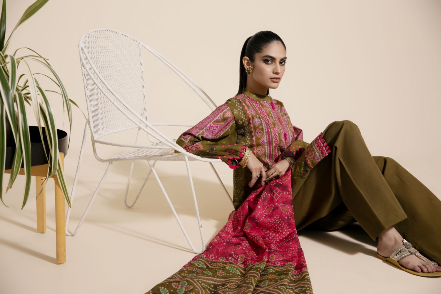 Statement Blue and Green Peacock Earrings